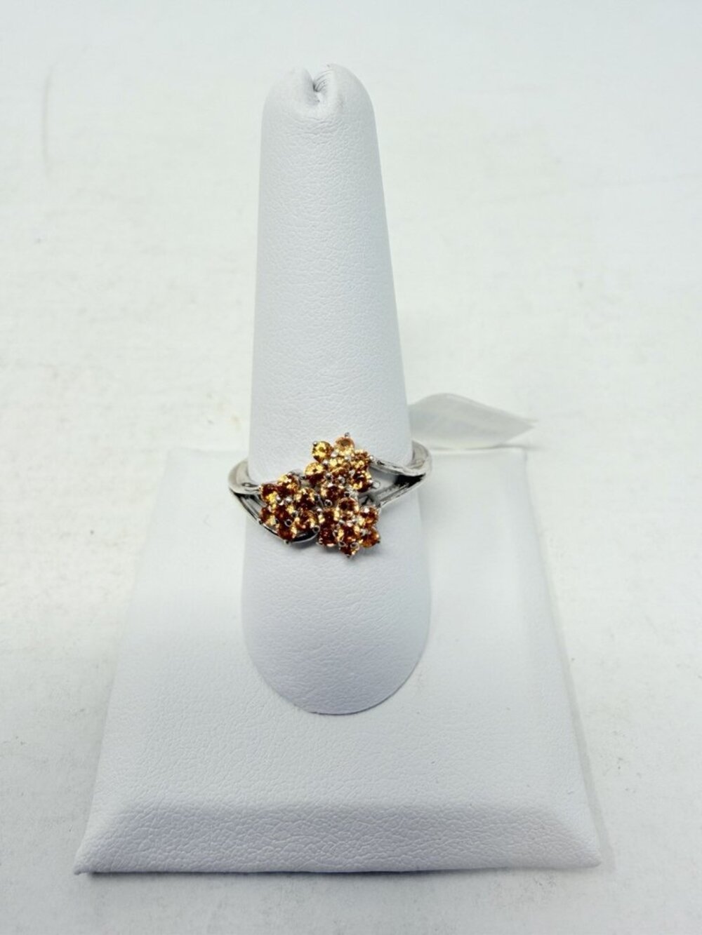 Shop LC‎ Viceroy Spessarite Garnet Size 9 Ring Sterling Silver Nickel Free 5514
